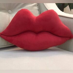 Red Lips Shaped Pillow COMES WITH TWO